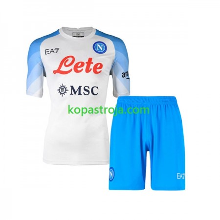 Billiga Fotbollströjor SSC Napoli Barn Borta tröja 2022/23 Kortärmad